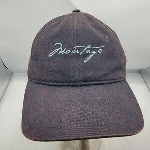 Montage Laguna Beach Black Baseball Hat Cap Casual Outdoors Lightweight